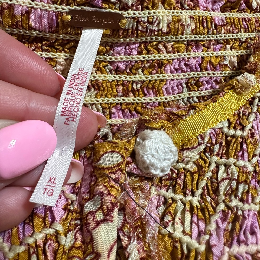 Free People flowy floral Maxi - Picture 3 of 3